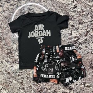 Jordan Shorts and T-Shirt Set 2T